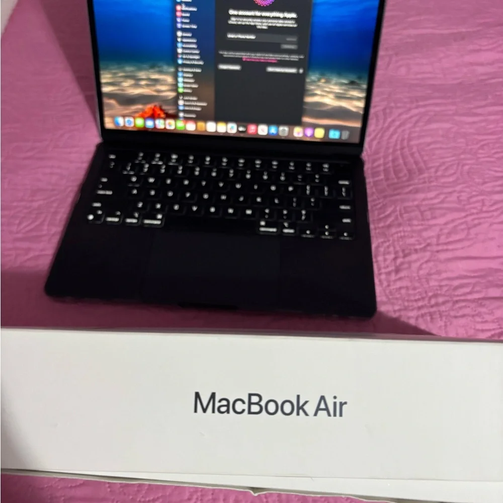 Apple MacBook Air Black Laptop with Backlit Keyboard